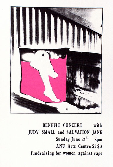 Poster for Benefit Dance featuring Salvation Jane